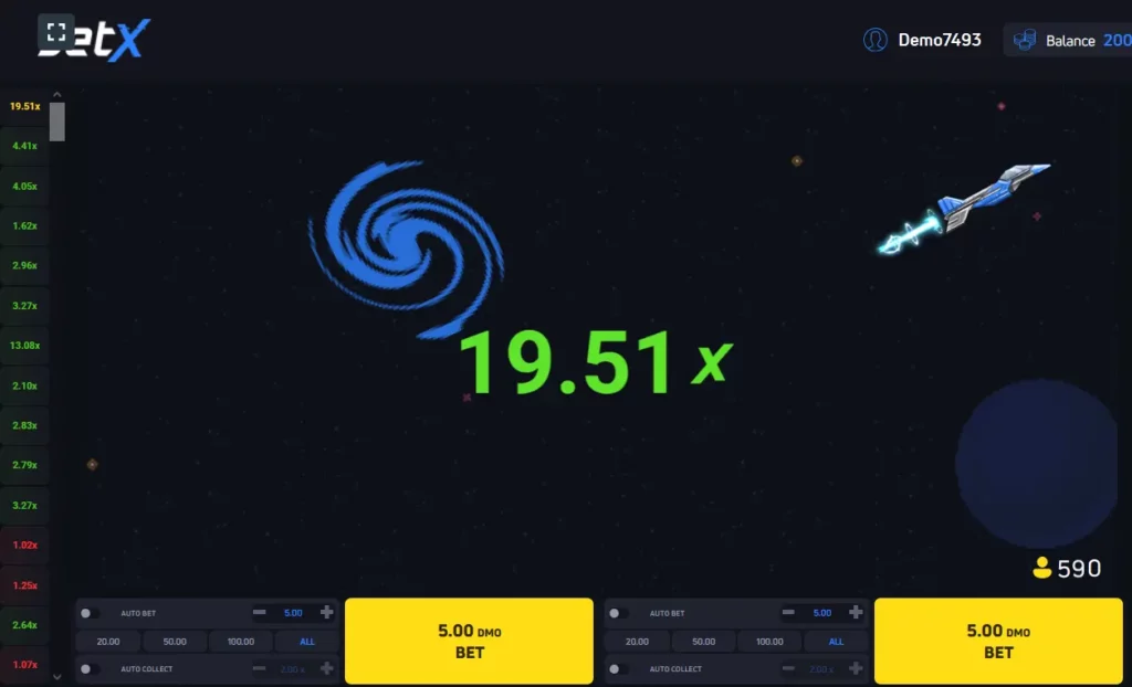 Duże szanse w JetX Duże szanse w JetX