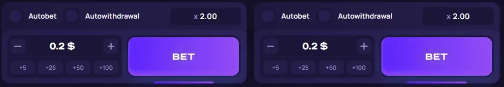 Menu zakładów Lucky Jet Menu zakładów Lucky Jet