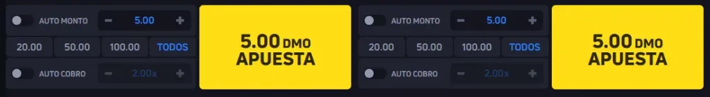 Panel zakładów JetX Panel zakładów JetX