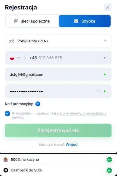 Szybka rejestracja w 1Win Szybka rejestracja w 1Win